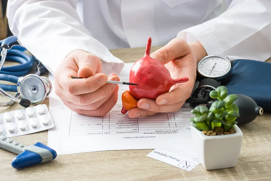 doctor explains the patient's condition