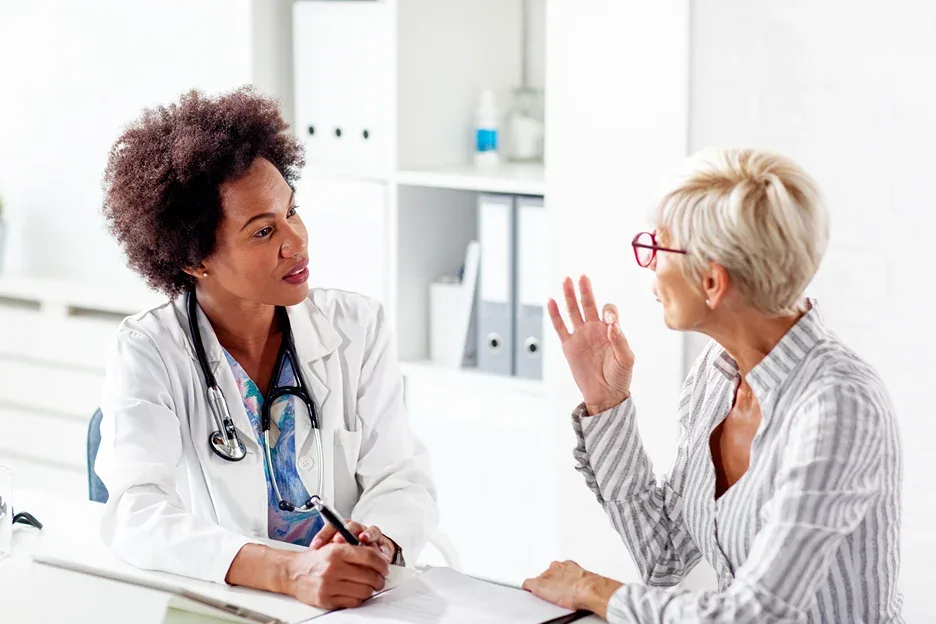 patient and doctor consultation