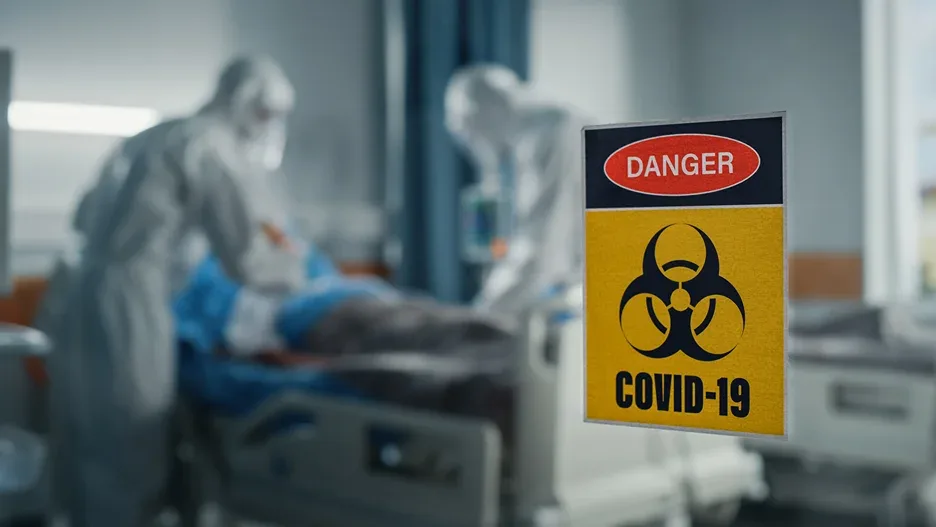 Medical providers tend to a patient's needs after contracted coronavirus